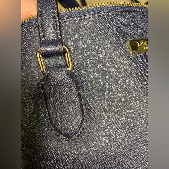 Large Dark Navy Kate Spade Purse - Picture 2 of 8